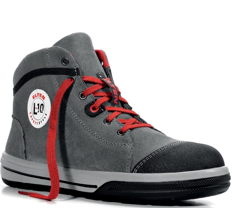 Elten Vintage Pirate Mid 762071 Schnürstiefel ESD S3 grau