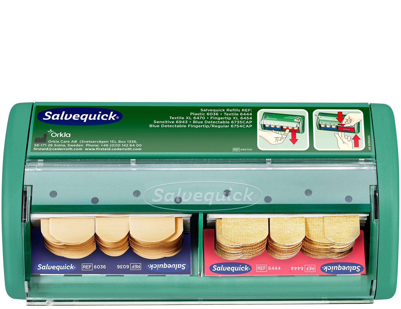 Salvequick 490700 Pflasterspender befüllt