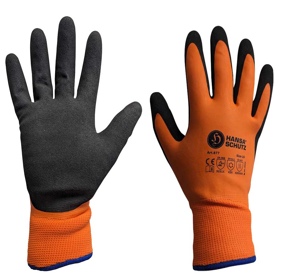 HansaTec 877 Winter-Handschuh Halbbeschichtet