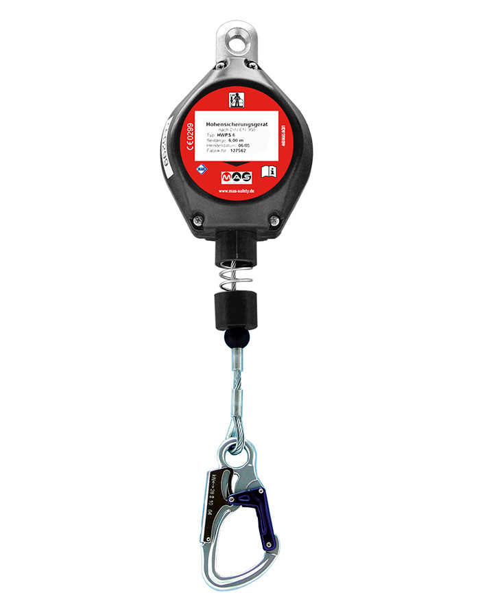 mas-5150372Lt5MW2S6umY M.A.S Höhensicherungsgerät mit Drahtseil 3-24 m