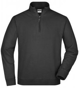 *SALE* James & Nicholson JN352 Round-Neck Zip (B)