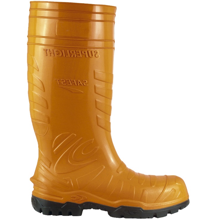 COFRA PU-Sicherheitsstiefel PALESE S5 CI SRC orange gegen Chemikalien und Kälte bis -25 °C