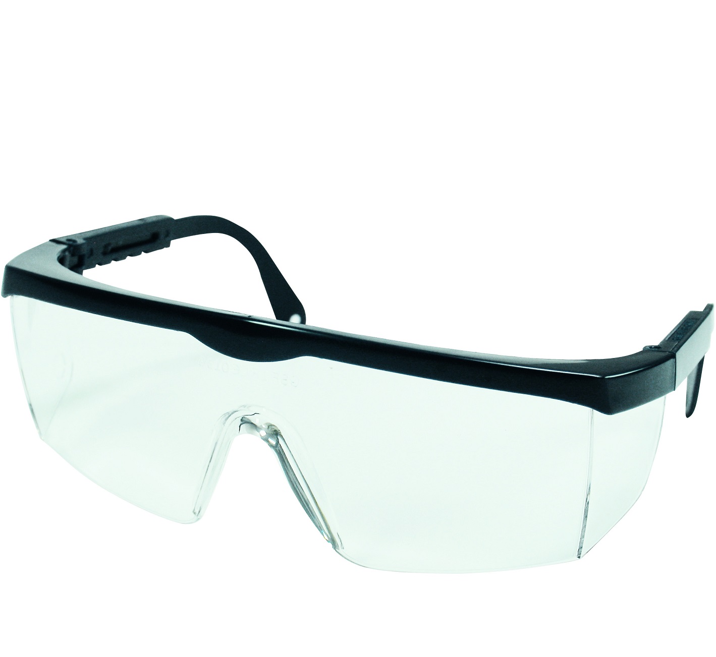 Bügelbrille Modell 659/2 farblos PC 2 mm kratzfest antifog