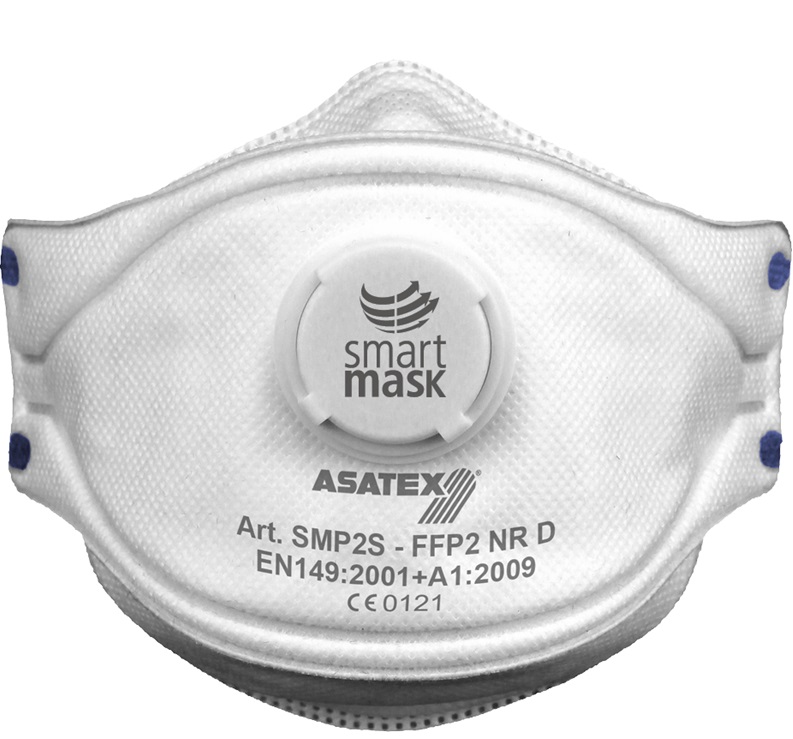 Asatex SMP2S Feinstaubmaske FFP2 NR D weiß
