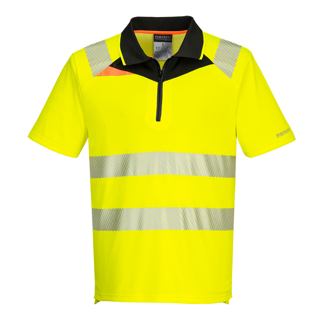 DX412YBR Portwest DX412 - DX4 Warnschutz Poloshirt Klasse 2