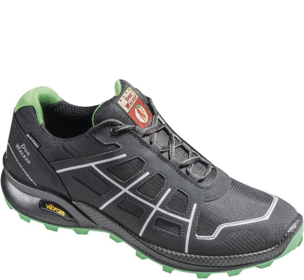Baak 1030 Charly DogWalker Halbschuhe Agility mit Membranen schwarz-grün
