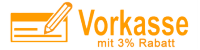 Kauf per Vorkasse 3%
