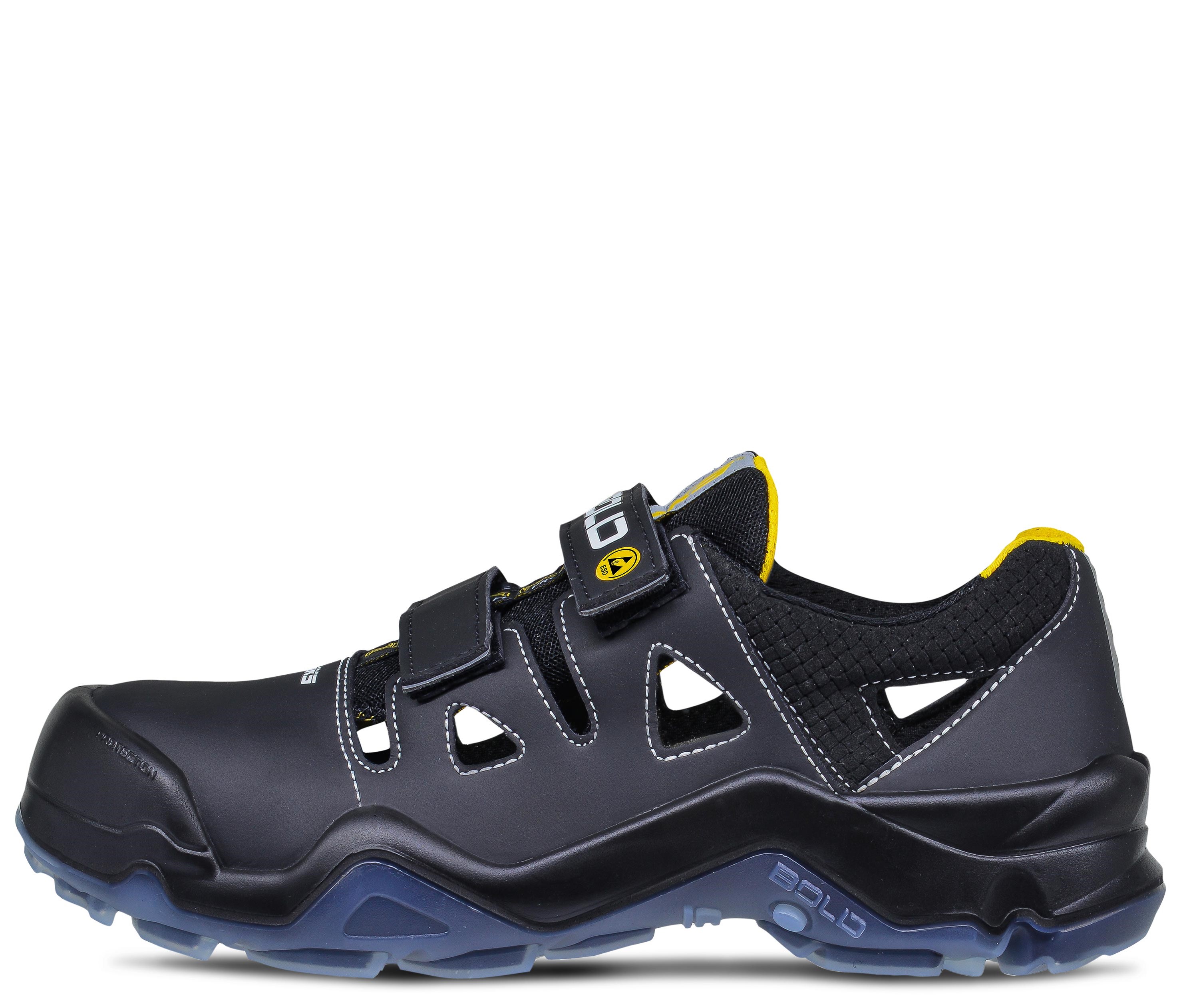 HKS Bold Elba 1 VTP Sandalen S1P SRC ESD schwarz