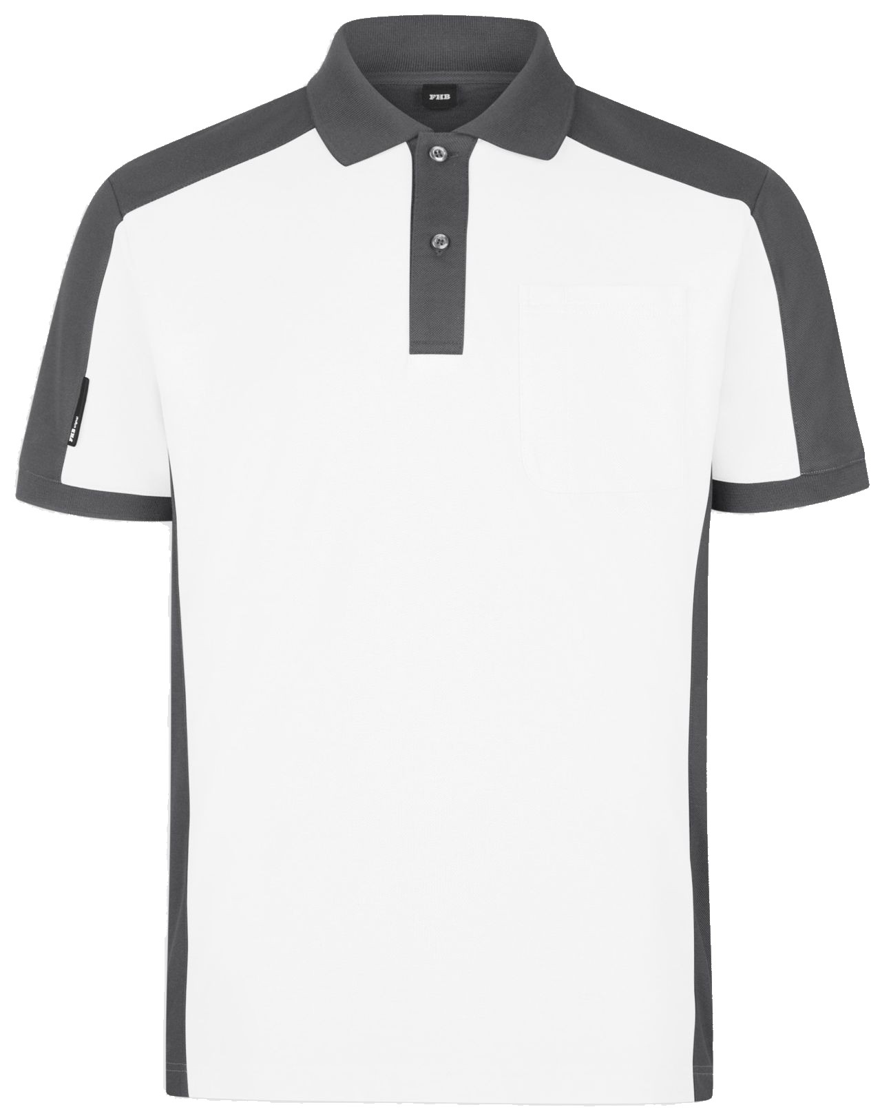 FHB 91490 KONRAD Poloshirt zweifarbig für Arbeit und Freizeit