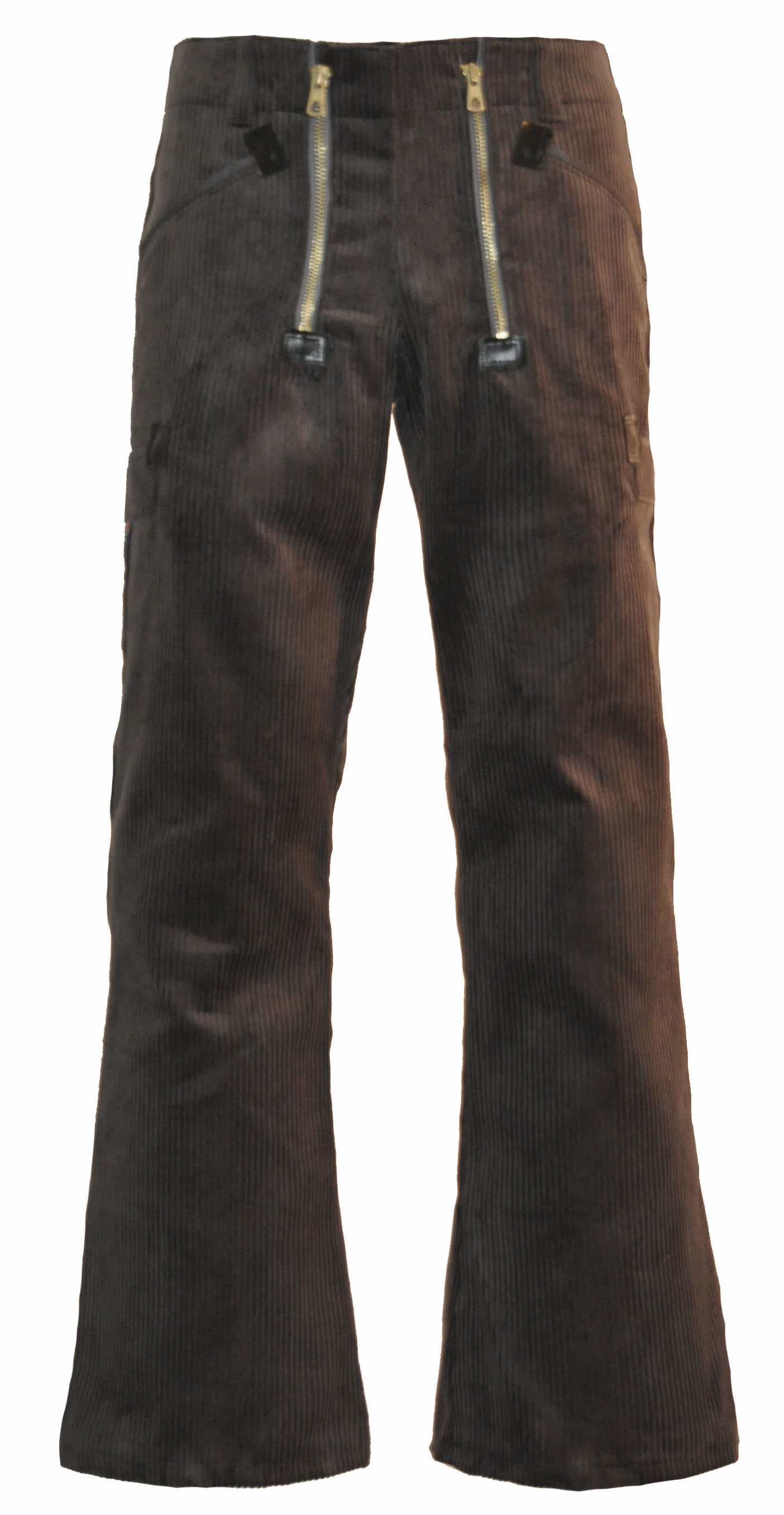 Eiko Donau Trenkercord Schlag-Zunfthose grau