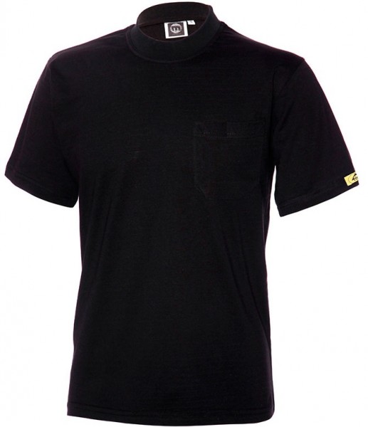 ESD T-Shirt kurzarm schwarz 150g/m²