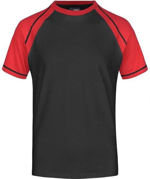 James & Nicholson JN010 Herren Raglan T-Shirt in 8 Farben