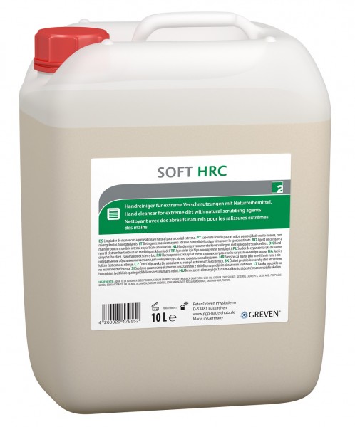 Greven SOFT HRC Handreiniger 10 Liter Kanister