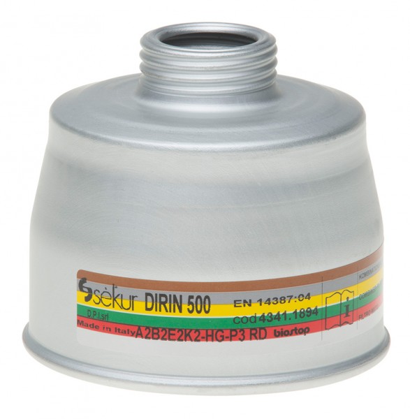 Ekastu Mehrbereichs-Kombifilter DIRIN 500 A2 B2 E2 K2 Hg-P3R D