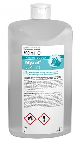 Greven Hand-Desinfektionsmittel Myxal Sept 70 500 ml Flasche