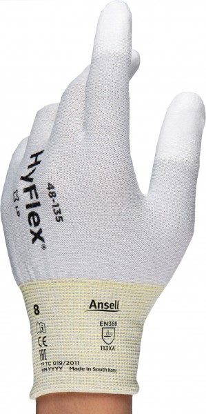 Ansell HyFlex 48-135 PU-Schutzhandschuhe teilbeschichtet