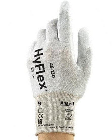 Ansell HyFlex 48-130 PU-Schutzhandschuhe teilbeschichtet