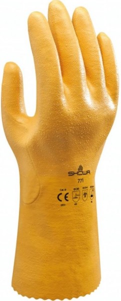 SHOWA 771 Nitril Chemikalienschutzhandschuhe