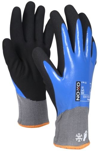 OX-ON Winter Comfort 3303 (Zeal) Schutzhandschuhe mit Nitrilbeschichtung