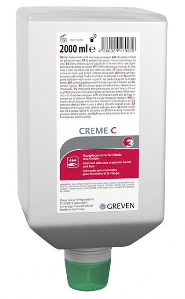 Greven Hautpflegecreme Spezialcreme C 2 Liter Varioflasche